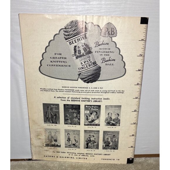 Beehive For Bairns Volume 3 Abridged Vintage Knitting Pattern Booklet By Patons - Picture 2 of 13